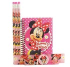 Minnie Mouse Stationary Set Pencil Eraser Ruler School Supplies 