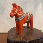  1 Vintage Nils Olsson Carved Wooden Red Dala Horse Akta Dalahemslojd Sweden 4 