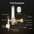 Co2 Regulator Aquarium Hydroponics Emitter System With Solenoid Valve Flowmeter