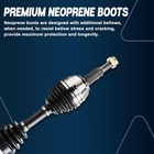 4wd Front Cv Axle For 2001-2003 Dodge Durango 2001 2002 2003 2004 Dodge