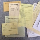 Vintage Lehigh Valley Railroad Co Employee Ephemera Forms Application 1960s-70s