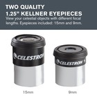 Celestron - Powerseeker Telescope Accessory Kit - Includes 2x 1 25 Kellner Eyepi