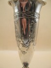 Birmingham 1912 Sterling Silver Vase With Neo Classical Swags   Bows Design