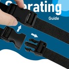 New 6set Buckles For Nylon Webbing Straps 2 quick Side Release Plastic Buckles
