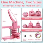 Button Maker Machine Multiple Sizes  Pin Maker Machine 1 2 25 Inch  Badge But   