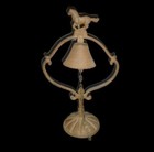 Antique American Wonderful Cast Iron Horse Weathervane With Bell 