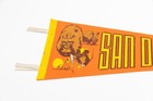 Vintage San Diego Zoo California Souvenir Felt Pennant 26 
