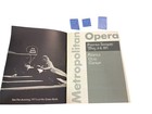 Metropolitan Opera Atlanta 1971 Season Program W Ticket Stubs Civic Center