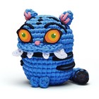 The Woobles Kpop Demon Hunters Derpy Tiger Extra Squeezy Crochet Kit