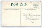 C1910 Trolley Cars  5th Ave At Corner Of Wood St  Pittsburgh Pa Postcard