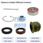 Steering Bushing   Bearing Seal Kit For Honda Recon 250 Trx250tm te 1997-2024