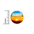 Vintage 80s 90s Style Pin Button Sunset Chaser Photographer Button Pin 1    65-5