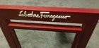 Salvatore Ferragamo  Glasses Sunglasses Stainless Red Wood Display Stand Mirror