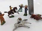 Vtg Asis Broken Lot Barclay Manoil Britain Indian Native Lead Toy Metal Figures 