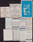 11 Different Vintage Afghan Hound Tobacco cigarette tea Dog Cards Lot