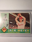 1960 Jack Meyer Signed Card Authenticated And Encapsulated Jack Meyer Autograph
