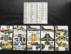 Fleer Nfl 3-d Aircraft Models Green Bay Packers All Five Designs  21-25