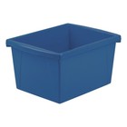 Storex 61514u06c 4 Gal  10  X 12 63  X 7 75  Storage Bins - Assorted Colors New