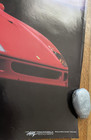 American Arts   Graphics 1990 Ferrari F-40 Orbit Auto Poster 34 x 22  Vintage