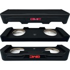 Fits 2019-2025 Gmc Sierra 1500 Crew Cab Pickup Truck Dual 10    Subwoofer Sub Box