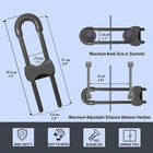 Sliding Cabinet Locks For Babies  Baby Proofing Adjustable U-shaped Baby Safety