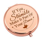 Inspirational Gifts Dancer Gift For Women Compact Makeup Rose Gold-dancer-4