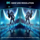 8k Hdmi Cable 2 1 High Speed 4k 120 3d Hdtv Uhd Gold Plated Premium Braided Lead