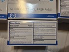 Dynarex Sterile Alcohol Prep Pads Medium X10 Boxes 1000 Total Pads