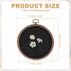 Wall Hanging Brooch Jewelry Storage  Round Pin Board For Decor  Black