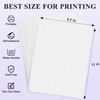 Stick And Stitch Embroidery Paper Wash Away 8 5   x11    8 Pcs Soluble Embroidery