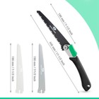 Mossy Oak 3 In 1 Folding Saw Pruning Hand Saw W wood Metal Pvc Blade Camping Saw
