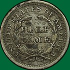 1853 Arrows Seated Liberty Half Dime Extremely Fine Xf Coin  40815