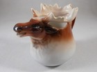Vintage Creamer Moose Reindeer Deer Stag Elk Pitcher Creamer Made In Austria