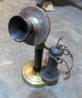 Vintage Antique Kellogg Candle Stick Telephone  gar 