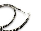 Navajo Pearls Sterling Silver Rondelles Saucer Flat Bead Necklace 5mm 18  60518