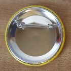 Vintage The Greatest Teddy Bear Book Of All Time   Button pin   Yellow