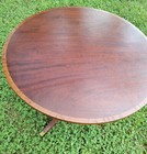 Mid Century Mahogany Round Parlor Table Center Table   bm-prt58 