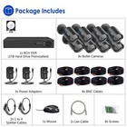 5mp 8ch Dvr Video Cctv Home Security Camera System Outdoor With 1tb Hard Drive