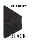 Wengwei 1 Pack Egg Crate Foam Soundproof Wall Panels sound Absorbing Black
