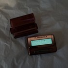 Motorola Flex Pager beeper Tested Works   With Belt Clip  Maroon Color 