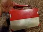 Vintage Trav-ler Radio Model 6300 Vacuum Tube Portable Red Am Radio Untested