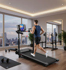 Portable Treadmills For Home 300 Lbs Weight Capacity  Electric Treadmill Machine