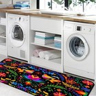 Floral Mexican Birds Kitchen Rug kitchen Runner Rug 48x20 In Best Floral Birds