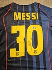 Lionel Messi Signed Autographed Barcelona Jersey Beckett Bas Coa