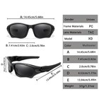 Polarized Sports Sunglasses Outdoor Cycling Driving Fishing Glasses Uv400 Goggle