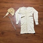 Vtg 40s Wwii Us Navy Sailors Shirt 34 Undershirt Flight Cap Hat Clothing Ties