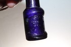 Antique Rice s Pearl Of Pekin Cologne Purple Bottle  2 1 2  