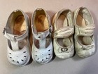 2 Pr Vtg Baby Shoes For Doll 5  Long