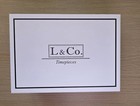 L co  Timepieces Ladies Watch  Necklace   Earring Gift Set     Silver Colour