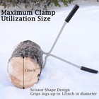 28  Fire Tongs Log Grabber For Fire Pit  Stainless Steel Fireplace Tools